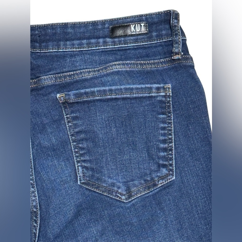 056 KUT FROM THE KLOTH Women's Catherine Boyfriend Mid-Rise Denim Jeans, Sz 10 - Picture 5 of 6